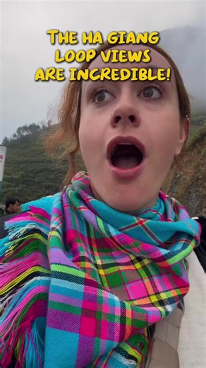 IT CLEARED UP 10 MINS LATER but I couldn't resist 😂 In all seriousness, the loop views are incredible, I 10000% recommend it, and I'll have more videos on it soon because I have SO much amazing shit to say about it! I actually got lucky with good weather for about 95% of it #hagiangloop #hagiangloopviews #vietnam #travelhumor #femalesolotravel