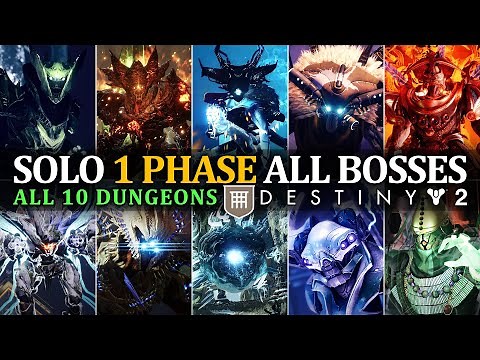 Solo One Phase All 20 Dungeon Bosses in Destiny 2 (Sturm Bug)
