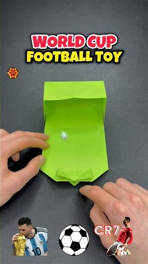Easy Origami World Cup FIFA 2026 Paper Fidget Toys Craft Tutorial Soccer #worldcup #origami #shorts