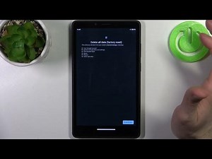 How to Factory Reset the LENOVO Tab M7 - Hard Reset - Master Reset - Erase All Data