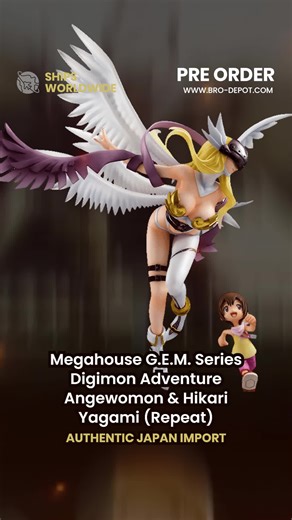 Link: https://www.bro-depot.com/product/megahouse-g-e-m-series-digimon-adventure-angewomon-hikari-yagami（repeat） #addthecouponOTAKUGRIND #brodepot #bro-depot #ifyouknowyouknow #DigimonAdventure #Angewomon #HikariYagami #Megahouse #GEMSeries #AnimeFigures #FigureCollection #OtakuLife #Collectibles