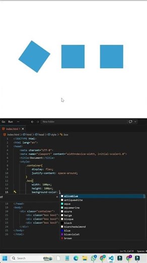 CSS Transform Magic | Rotate, Scale & Skew in 1 Video #shorts #transform #css #buildwithyasra