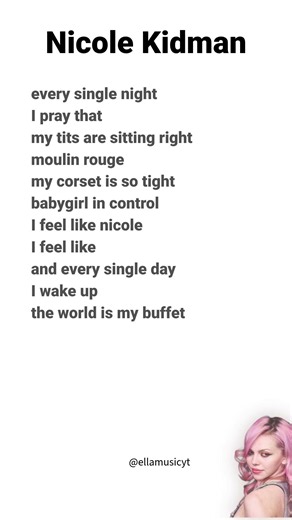 adela nicole kidman lyrics #adéla #song #lyrics