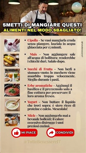 🛑 SMETTI di mangiare così! 6 Errori che distruggono il tuo cibo