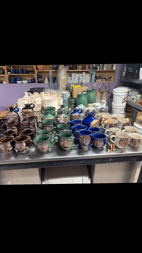 16 reactions · 9 comments | Face Mug run! More to come殺 #facepot #ceramic #pottery #mug | Ethan Monte-Parker | Facebook