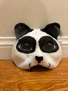 Handmade Panda Mask - Etsy Canada