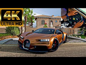 Bugatti Chiron || Forza Horizon 5 || Thrustmaster T80 Ferrari 488 GTB Steering Wheel Gameplay