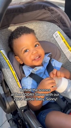 We're not crying, you're crying! OK... we're all crying 😭💙 Check out the BTS from Sonny's big reveal on the Today Show! | Gerber