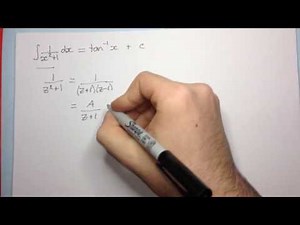 Integral of 1/(x^2+1) - Proof using complex numbers