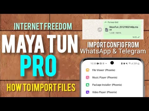 How To Import & Share Config Files From What'sApp & Telegram For Secure Internet