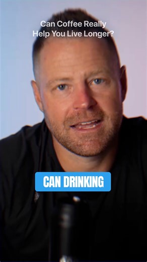 Can drinking coffee actually help you live longer? #coffee #antiaging | Dr. Livingood