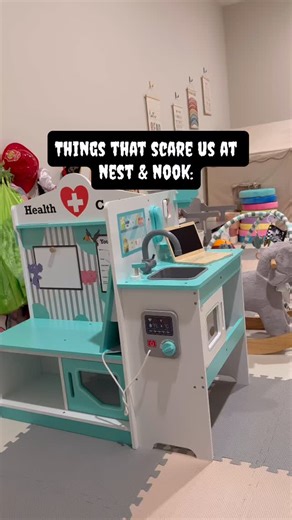 👻 things that scare us at nest & nook… 😱 a post-playroom mess 🧦 a missing sock 💻 the wi-fi dropping (never happened, promise!) ☕ abandoned coffee cups 🚫 shoes in the playroom our kind of scary looks a little different — but coffee, calm, and connection? not scary at all 💚 come find your slice of calm today. a little play for them, a little time for you. 📍 thornwood, ny 🔗 link in bio to book your visit | nest & nook