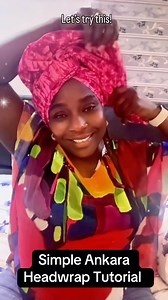 Simple Ankara headwrap #ankara #headtie #reels | African Beautiful Fashion and Lifestyle