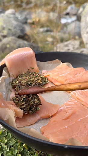 Outdoor Cooking: Delicious Fish Recipe in Nature