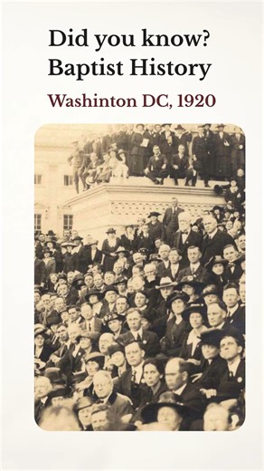 SBC HISTORY on Instagram: "In 1920, on Capitol Hill in Washington, D.C., George W. Truett stood before the nation’s leaders and made a bold declaration. Faith must be free. Government must stay out of the church. His words echoed a powerful truth: religious liberty belongs to everyone — not granted by the state, but given by God. Over a century later, that message still matters. Read More at the link https://www.baptistpress.com/resource-library/news/truetts-religious-liberty-legacy-celebrated/"