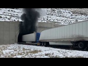 Investigators find 3rd victim in fiery Wyoming highway tunnel crash