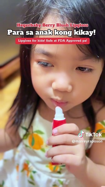 Hegerbaby Berry Blush Lip Gloss: Safe and FDA Approved for Kids!