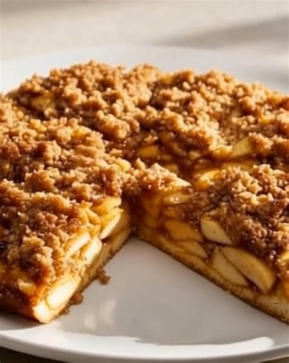 2.3K views | A cozy twist on dessert ✨ This Apple Crisp Pizza...