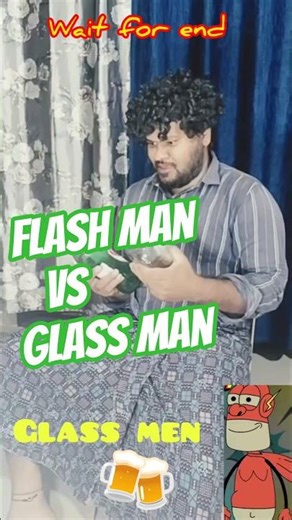 flash man ⚡ Drinking🍷 #shots #comedy #funnyshorts #flashman#anandpalapala