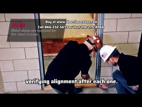 How to Install a Kewanee Hollow Metal Door Frame in Masonry | Step-by-Step Guide