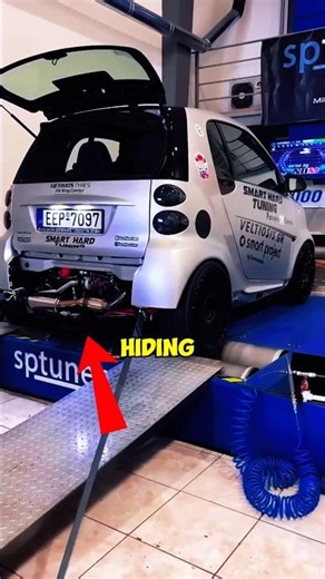This Tiny Smart Car Is Hiding a V8 Engine