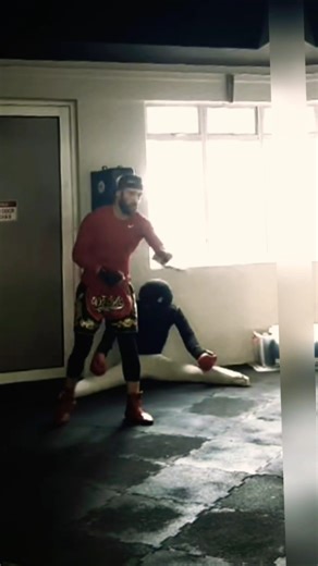 FIGHT BALL TRAINING EXERCISE 💪 #BOXING #MMA #KICKBOXING