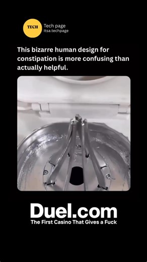 Tech page on Instagram: "**This bizarre human design for constipation is more confusing than actually helpful.** While it’s intended to relieve digestive discomfort, its overly complex structure and awkward functionality often leave users more puzzled than relieved. Whether it’s a strange posture device, an oddly shaped toilet seat, or a complicated footstool with unclear instructions, the design fails to deliver the simplicity and ease needed for such a basic bodily function. Instead of offerin