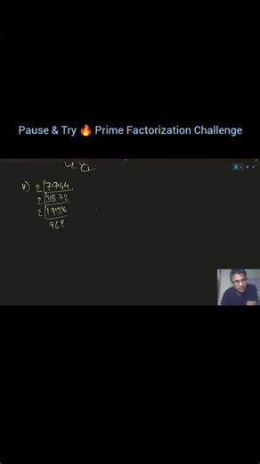 Pause & Try 🔥 Prime Factorization Challenge | Math Trick