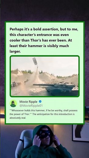 Character’s Entrance Was More Impressive Than Thor’s Because of a Larger Hammer