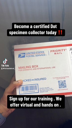 Become a certified dot specimen collector today . It’s really that easy . How would you like to make $500-$1500 a day . You can make even more contracting with bigger companies . Don’t miss this opportunity . Reach out to us now . 🥰 | Briaa Symone