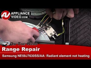 Samsung Stove Repair - Radiant Element Not Heating - Dual Radiant Element