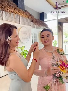 718K views · 10K reactions | ဖျာပုံမြို့ရဲ့ အရမ်းသဘောကောင်းပြီ အရမ်းချစ်စရာကောင်းတဲ့ သတို့သမီးလေးကို လိမ်းပေးဖြစ်တယ် | Lin Linn | Facebook