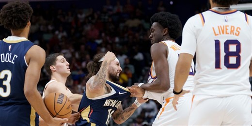 NBA suspends Suns center Mark Williams for fight during Pelicans game