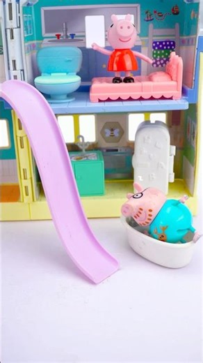 Satisfying ASMR Peppa Pig Family House Playset #asmr #satisfying #toys