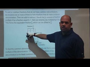Lesson 55: Common Denominators, Part 1 (Saxon Math, Level 6)