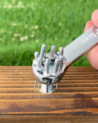 Rivet trick using a wrench | Magic Hands Creations