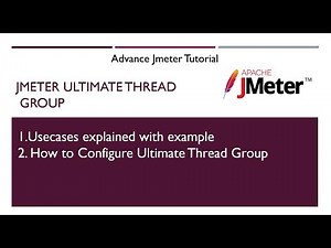 JMeter Tutorial | Jmeter Ultimate Thread Group