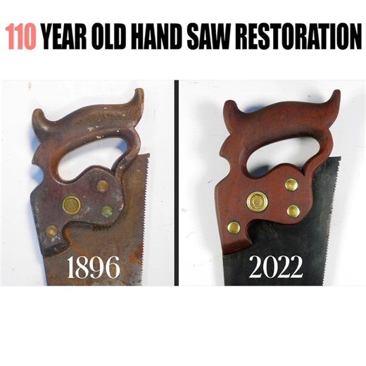 22K views · 114 reactions | 110 Year Old Hand Saw Restoration | Restore It | Facebook