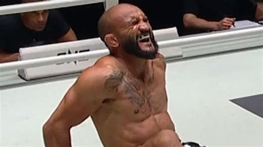Ex-UFC star John Lineker screams in agony after being KO’d by leg kicks in one round
