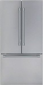 Thermador Freedom 20.8 Cu. Ft. French Door Bottom Mount Refrigerator 36-Inch Wide in Stainless Steel with Professional Handles - T36FT820NS