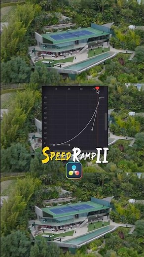 Advanced speed ramp in DaVinci Resolve