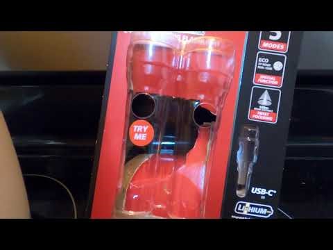 GH028553 HUSKY FLASHLIGHT Rechargeable 2-Pack Focusing 1200 Lumens 5 Modes Lithium | Van House USA