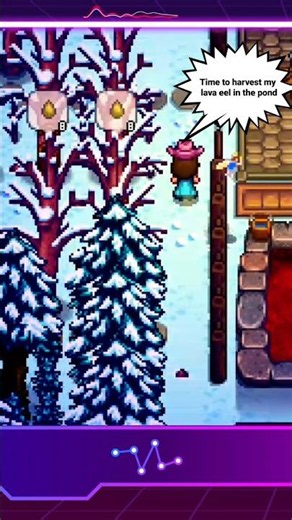 It's Time! Harvesting Some Lava Eel In The Pond, Stardew Valley #stardewvalley