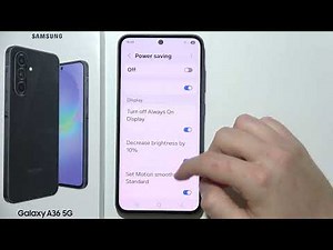 Samsung A36 5G: How to Enable Battery Saver