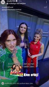 K3 neemt je mee backstage op het podium van de Studio 100 Sing A Long Party in Ahoy Rotterdam #k3