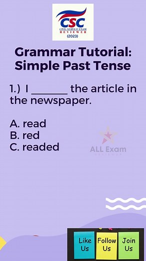 CSC Reviewer 2023 : Grammar Tutorial #csc #cscreviewer #cscreviewer203 #civilserviceexamreview #civilserviceexam #civilserviceexamreview2023