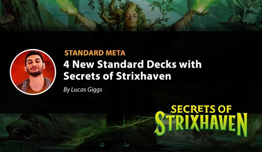 4 New MTG Standard Decks with Secrets of Strixhaven