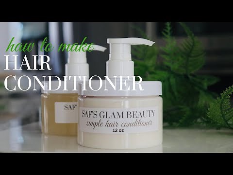 HOW TO MAKE HAIR CONDITIONER STEP BY STEP // DIY CRESMY HAIR CONDITIONER RECIPE FOR BEGINNERS