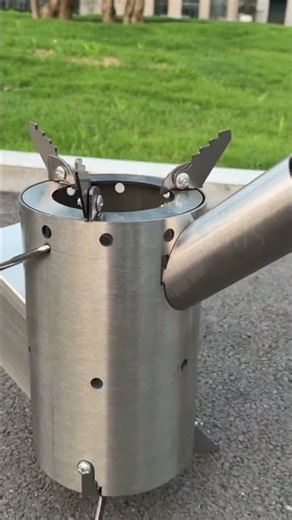 Quick Disassembly Stainless Steel Rocket Stove Outdoor Portable Wood Burner