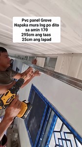 903K views · 5.3K reactions | Pagkabit ng pvc panel Grove sa ceiling na may cove #construction #carpenter | Ang probinsyanong panday | Facebook
